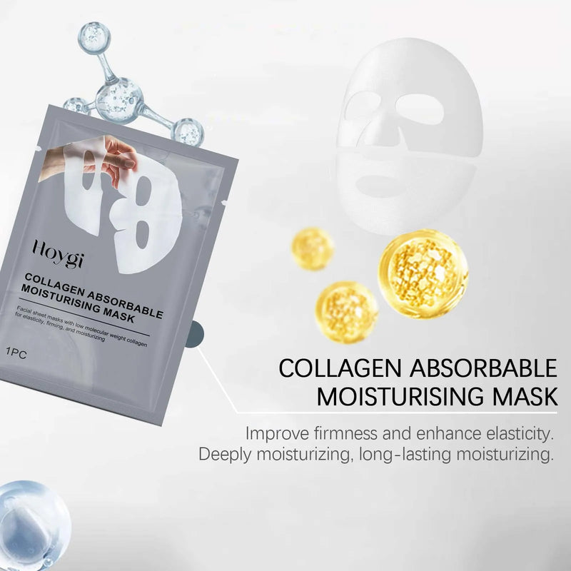 Máscara Facial de Colágeno – Hidratação Profunda para Peles Radiantes e Sem Marcas de Expressão!